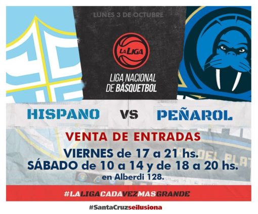 #SantaCruzSeIlusiona | #Hispano vuelve a jugar de local