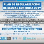 Beneficios del Plan Quita 2019 para refinanciación de deudas caducas y condonación de las multas