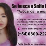 Elena Delgado: “Continuamos buscando a Sofi todos los días”