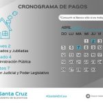 Cronograma de pago de haberes del Estado Provincial y recomendaciones a la comunidad