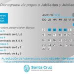 Cronograma de pago de jubilados y jubiladas de la provincia con terminación de DNI