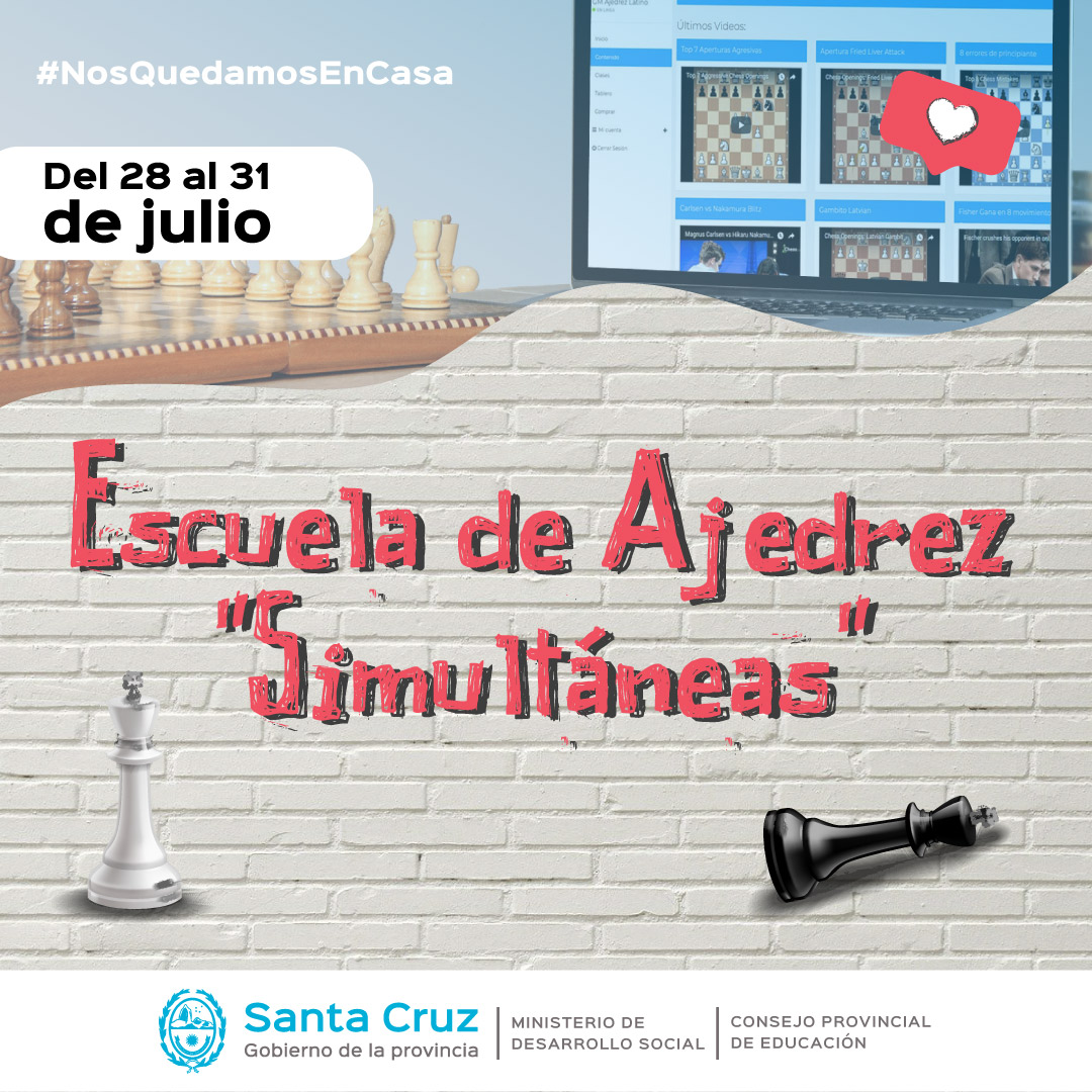 Ajedrez Virtual con maestros y eximios jugadores en Simultáneas