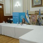 El Gobierno de Santa Cruz firmó un convenio con Nación para obras de agua y redes de desagüe