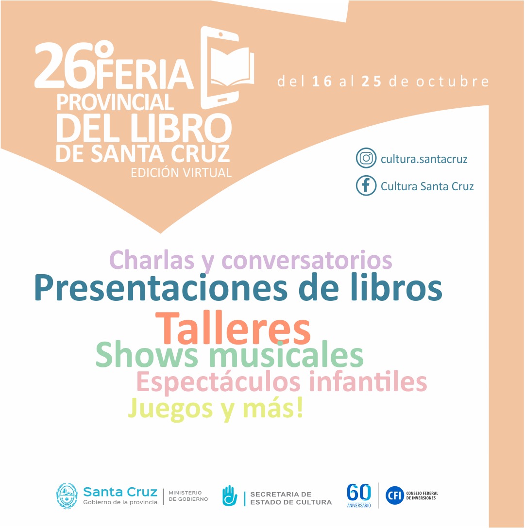 La cartera cultural del Gobierno de Santa Cruz prepara una feria provincial del libro para todos los gustos