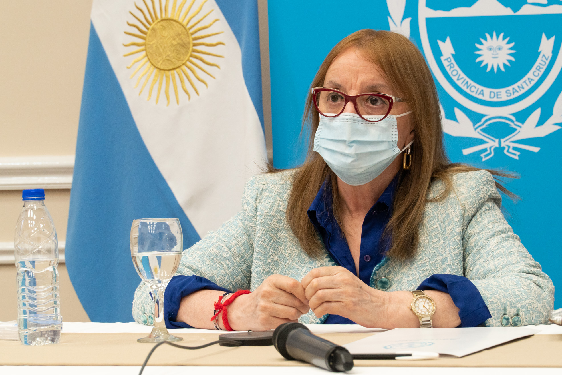 Alicia Kirchner participó de una videoconferencia con el Presidente