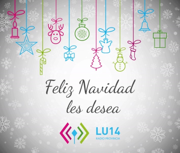 Feliz nochebuena y Feliz navidad  #La830 va con vos.