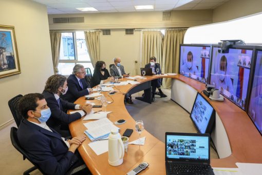 Alicia participó del encuentro con el presidente Alberto Fernández