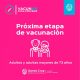 Vacunar para prevenir: Mañana comenzarán las inscripciones para mayores de 73 años