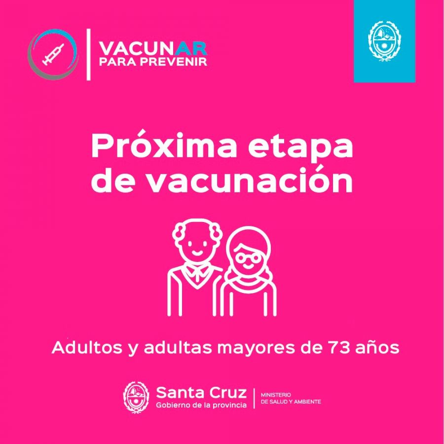 Vacunar para prevenir: Mañana comenzarán las inscripciones para mayores de 73 años