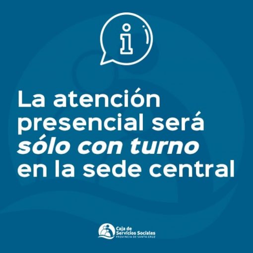 La sede central de la Caja de Servicios Sociales atenderá presencialmente sólo con turno