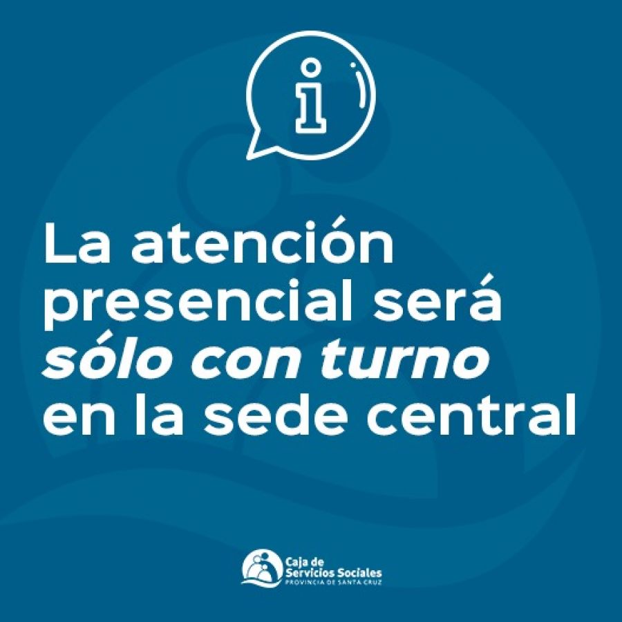 La sede central de la Caja de Servicios Sociales atenderá presencialmente sólo con turno