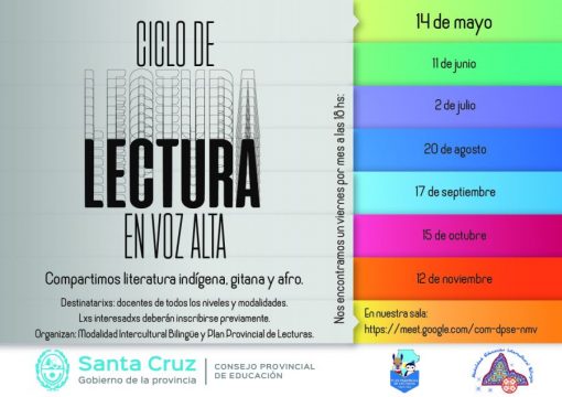 Se realizará el 1° Encuentro Ciclo de Lectura en Voz Alta