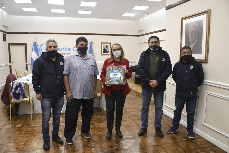 Alicia recibió a veteranos para acompañar la conmemoración de los 40 años de la gesta de Malvinas