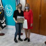 Alicia recibió en audiencia a la campeona de la Fórmula Santacruceña de Automovilismo