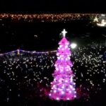 En Rio Gallegos se realizó el tradicional encendido del arbolito de navidad