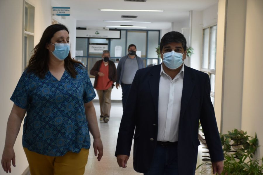 Autoridades de Salud recorrieron y evaluaron el funcionamiento del Hospital Regional