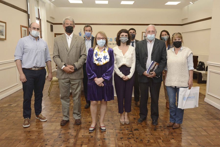 Alicia recibió en audiencia a autoridades de la Sociedad Rural de Río Gallegos