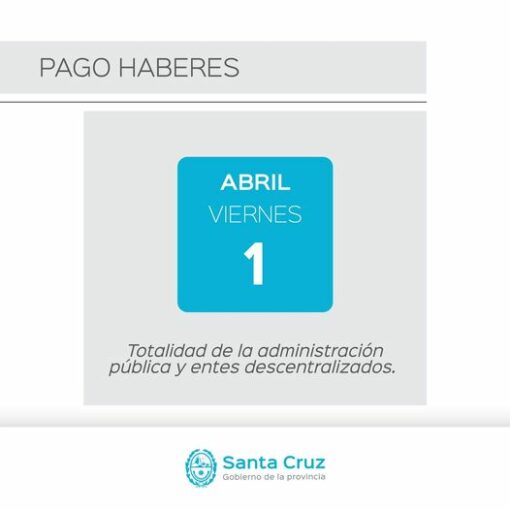 Pago de haberes a la Administración Pública y Entes Decentralizados