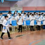 Estudiantes de Escuelas Primarias de Santa Cruz realizaron la Promesa a la Bandera