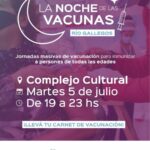 Nueva edición de “La Noche de las Vacunas” en Río Gallegos