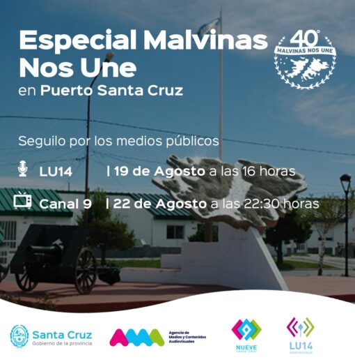 Especial LU14 “Especial Malvinas Nos Une” desde Puerto Santa Cruz