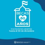 Se encuentran abiertas las inscripciones a la convocatoria de las Becas 60 Años 2023