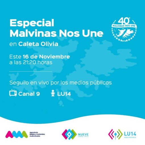 Especial LU14 «Especial Malvinas Nos Une» desde Caleta Olivia