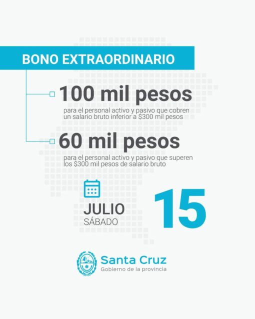 Bono Extraordinario, para personal activo y pasivo