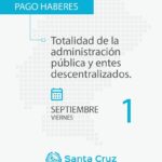 Pago de haberes a la Administración Pública y Entes Descentralizados