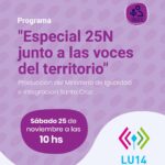 “Especial 25N” Las voces del territorio