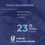 fecha de pago y cómo son los aumentos de agosto