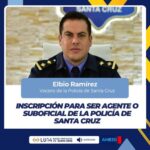 ELBIO RAMIREZ anunció la apertura de inscripciones para quienes deseen unirse a la fuerza de seguridad