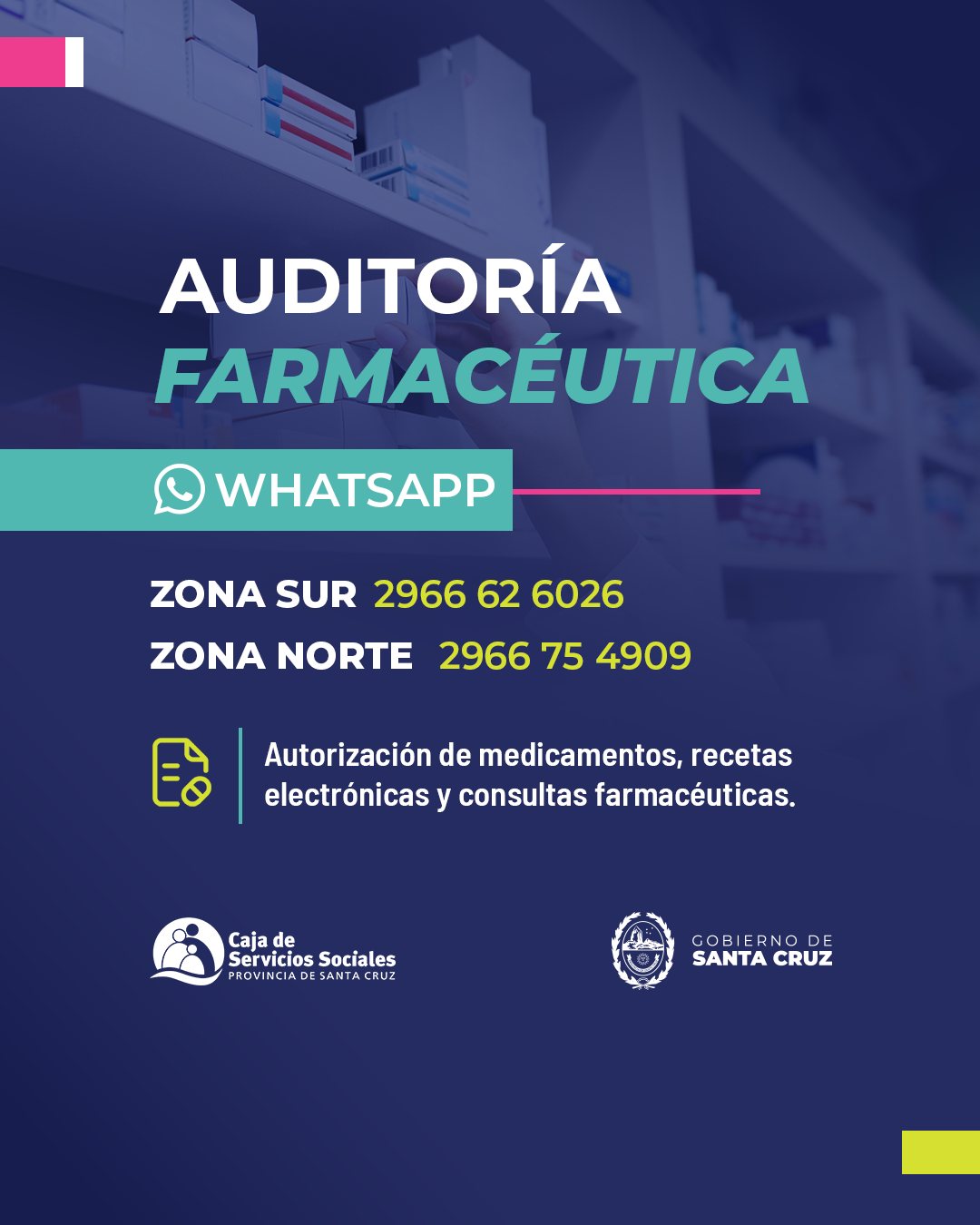 Auditoría Farmacéutica de la Caja de Servicios Sociales