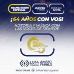 Este 1 de mayo celebramos 64 años haciendo historia junto a vos.