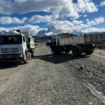 Reclamo en El Chaltén: vecinos y autoridades buscan una solución al socavón en el acceso