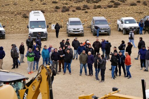 Se puso en marcha la instalación del campamento de YPF en Palermo Aike