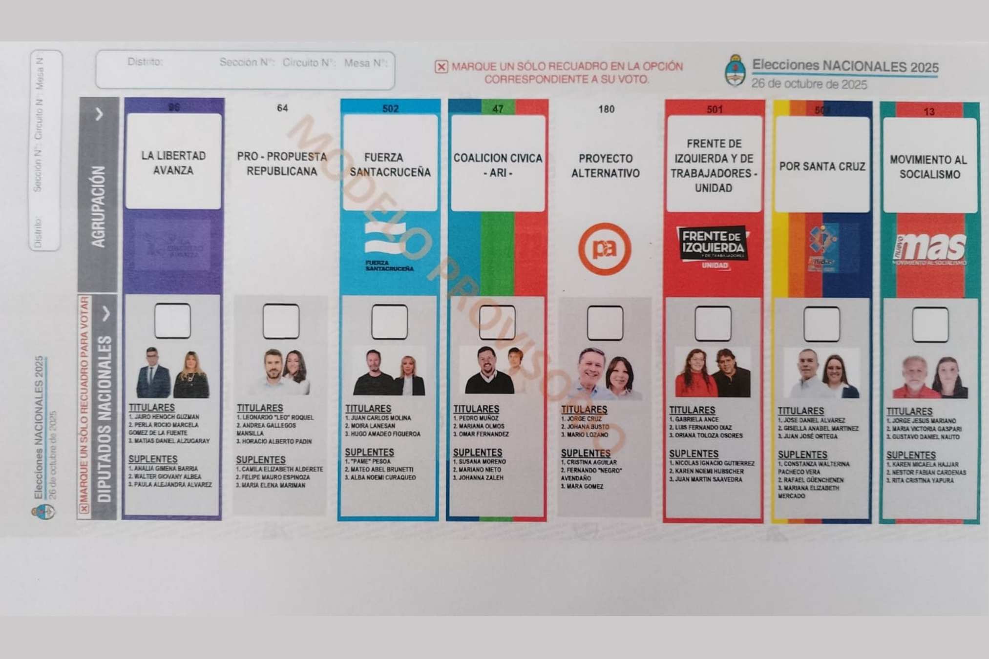 Santa Cruz se prepara para estrenar la boleta única en las elecciones