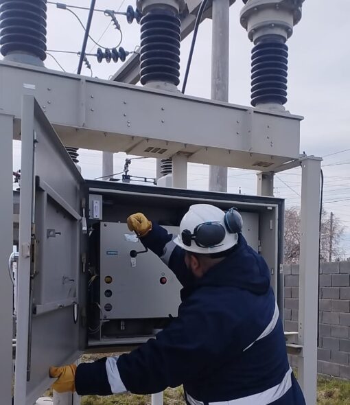 SPSE reparó la línea de alta tensión caída en Río Gallegos