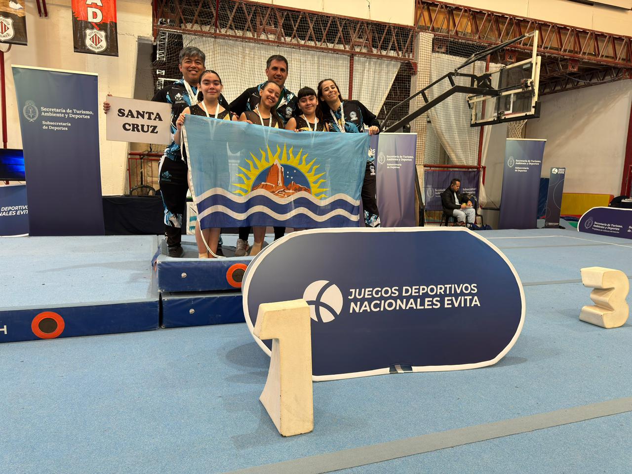 Orgullo santacruceño en los Juegos Evita