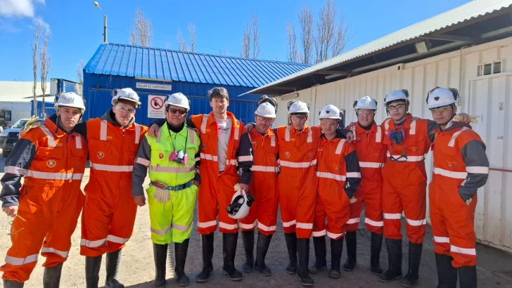 Más de 90 estudiantes santacruceños realizan prácticas mineras en distintos yacimientos de la provincia