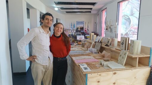 Libros hechos a mano y con alma patagónica