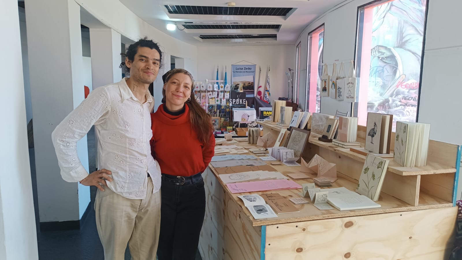 Libros hechos a mano y con alma patagónica