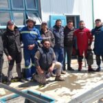 SPSE y Bomberos trabajaron coordinadamente en la planta de agua de El Calafate