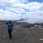 Ambiente intervino para reforzar acciones preventivas y evitar focos ígneos en el basural de Río Gallegos
