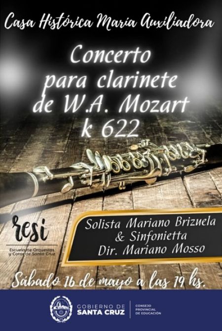 La Noche de los Museos: Invita al Concierto para Clarinete de Mozart en la Casa Histórica María Auxiliadora